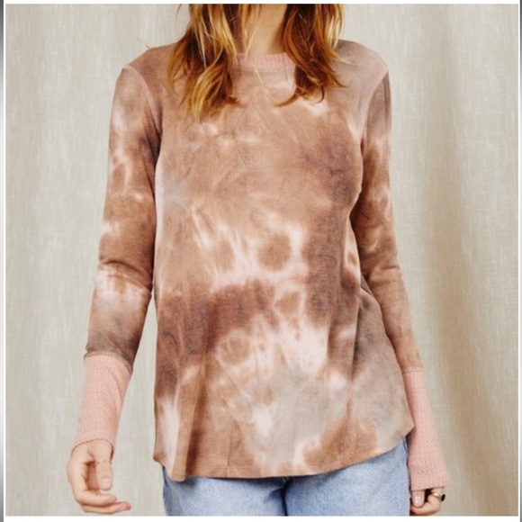 Ces Femme tie dye long sleeve top 1X - Picture 1 of 5
